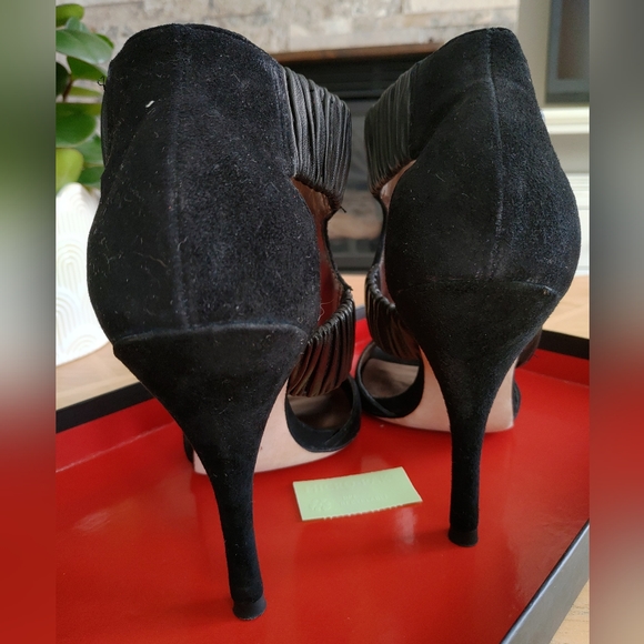 BCBG MaxAzria Suede High Heel Sandals - Picture 4 of 7